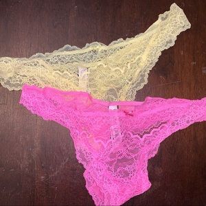 Victoria’s Secret Dream Angels lace thong